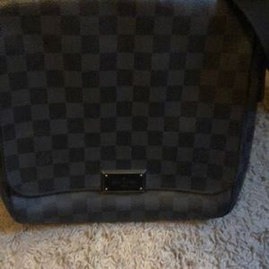 Louie Vuitton satchel. Unisex